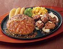 ハンバーグ&コンボ