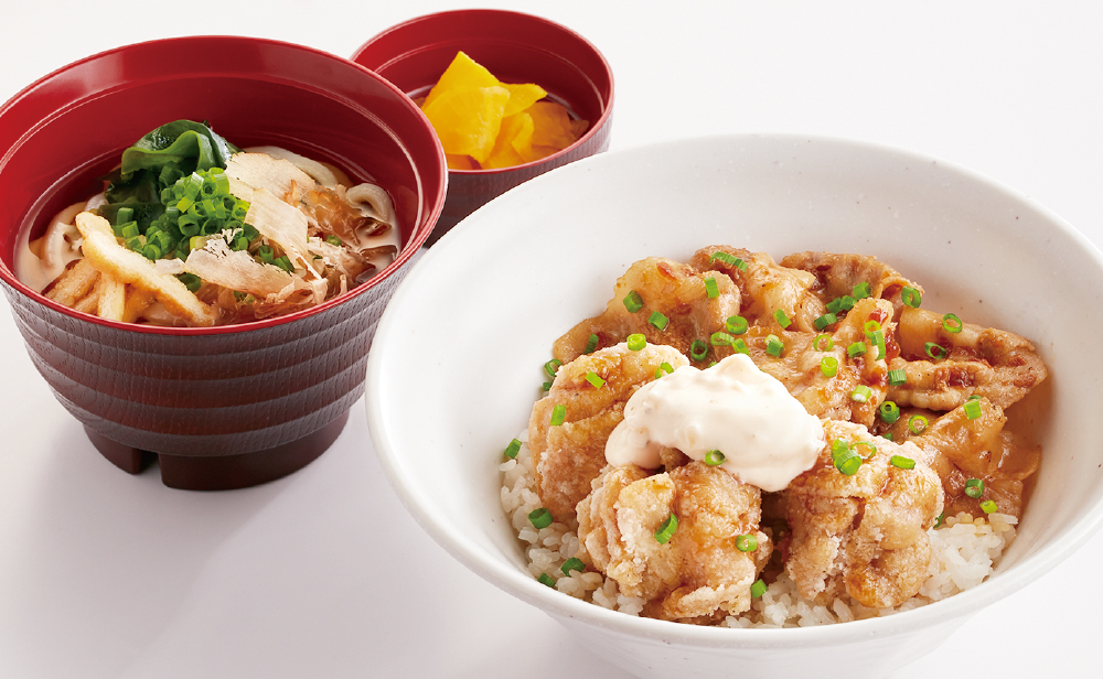すたみなチキン南蛮丼（小うどん付き）