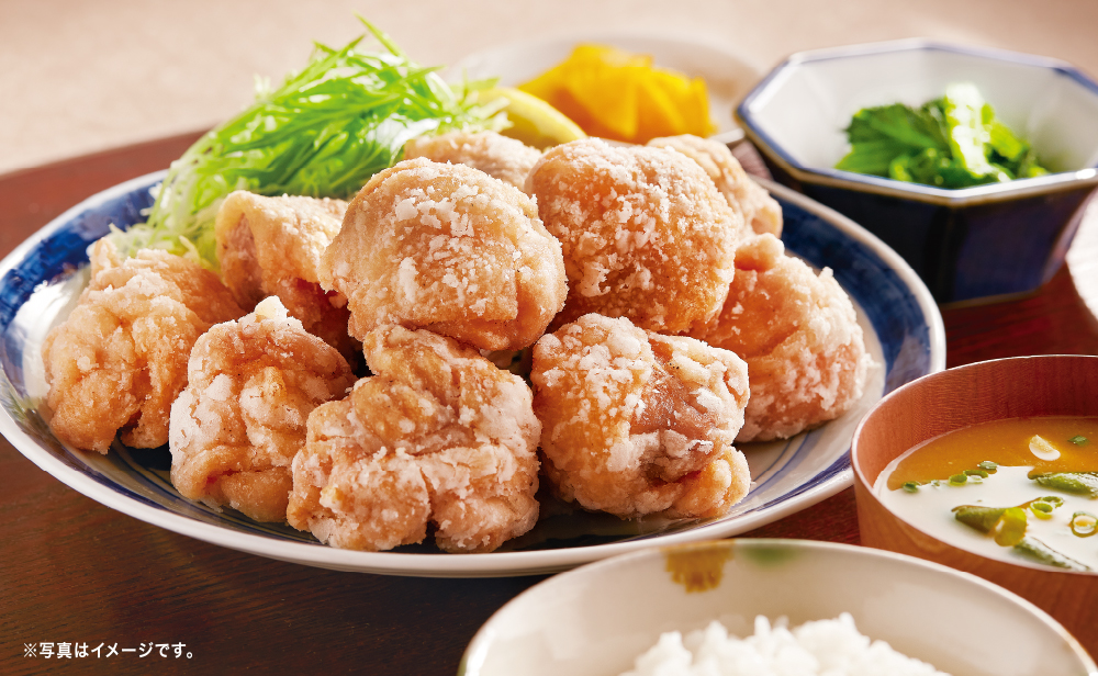 倍盛りジョイフル塩唐揚げ定食