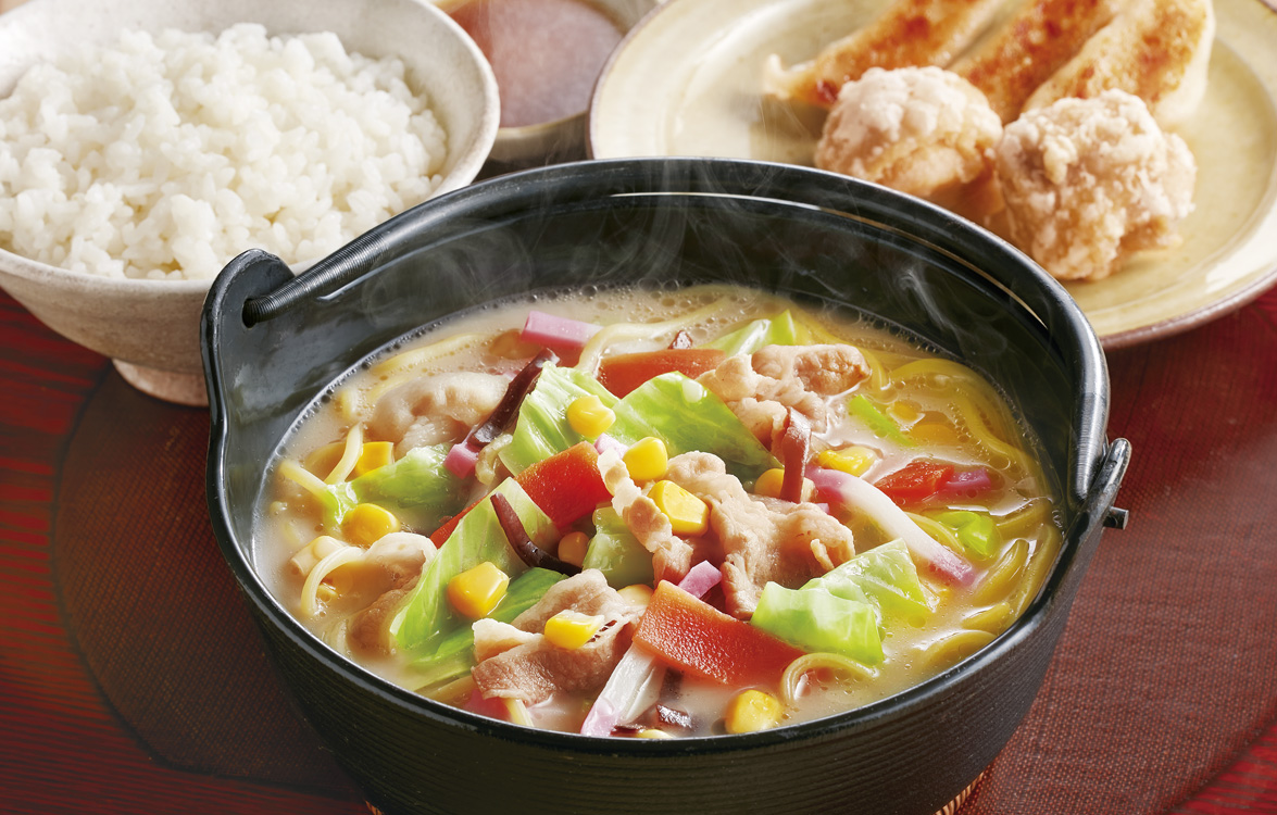 野菜たっぷりちゃんぽん ライス唐揚げ餃子セット