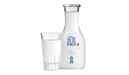 日本酒　冷酒　上撰白鶴