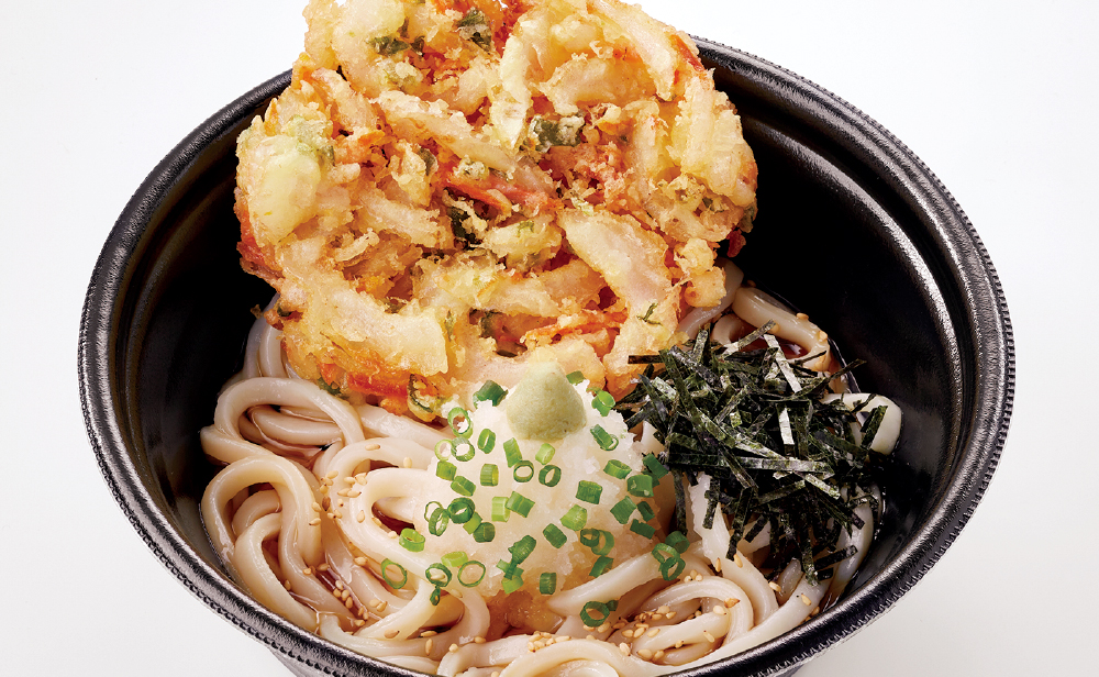 野菜かき揚げのぶっかけおろしうどん