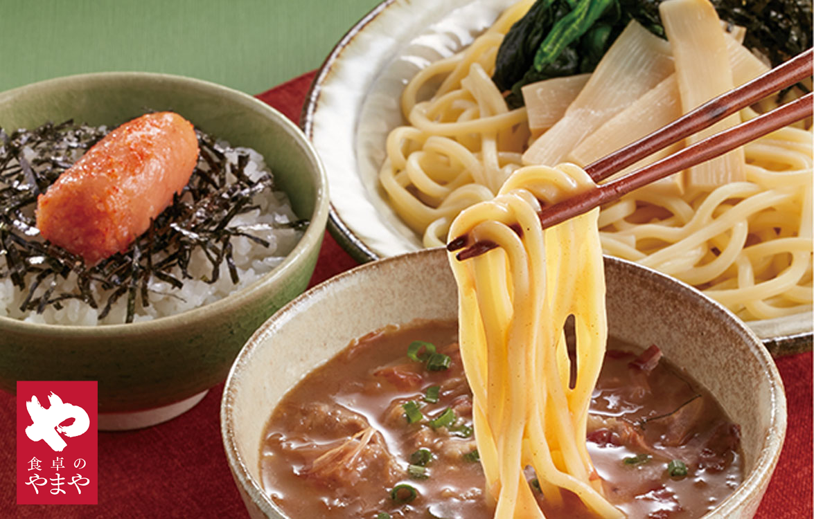 2026年8月25日（火）15時販売開始！「鰹節香る濃厚つけ麺と明太子ご飯」