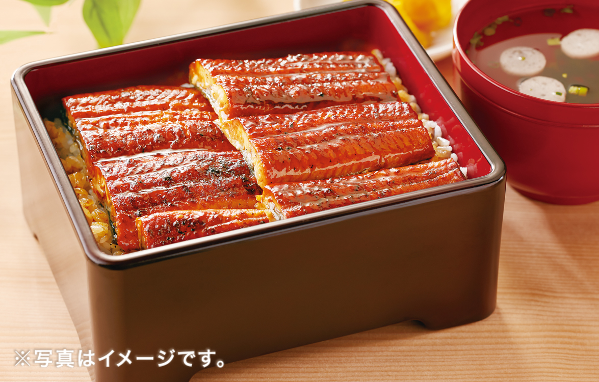 うなぎ二倍盛り重（お吸い物・漬物付）