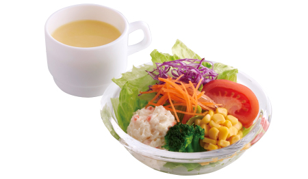 サラダセット（スープバー付）