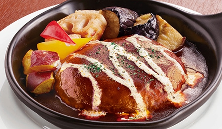 オーブン焼きチーズインハンバーグ