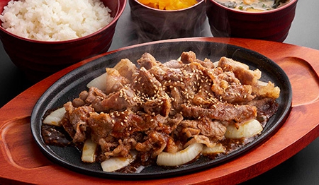 特製ダレの牛焼肉定食