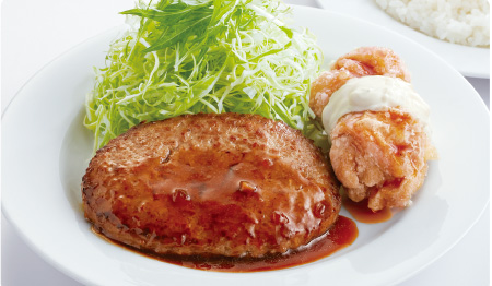ハンバーグ＆ひとくちチキン南蛮