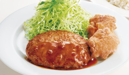 ハンバーグ＆唐揚げ