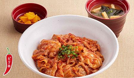 旨みたっぷり豚キムチ丼